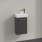 Villeroy & Boch Avento Alsószekrény, zsanér bal oldalon 340 mm Graphite