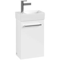   Villeroy & Boch Avento Alsószekrény, zsanér jobb oldalon 340 mm Brilliant White