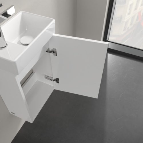 Villeroy & Boch Avento Alsószekrény, zsanér jobb oldalon 340 mm Brilliant White