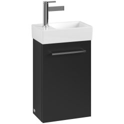   Villeroy & Boch Avento Alsószekrény, zsanér jobb oldalon 340 mm Volcano Black
