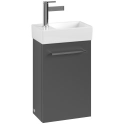   Villeroy & Boch Avento Alsószekrény, zsanér jobb oldalon 340 mm Graphite