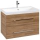 Villeroy & Boch Avento Alsószekrény 800 mm Oak Kansas