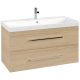 Villeroy & Boch Avento Alsószekrény 1000 mm Nordic Oak