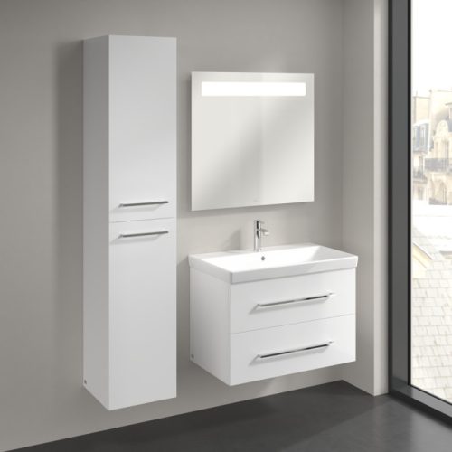 Villeroy & Boch Avento Magasszekrény, zsanér bal oldalon 350 mm Brilliant White