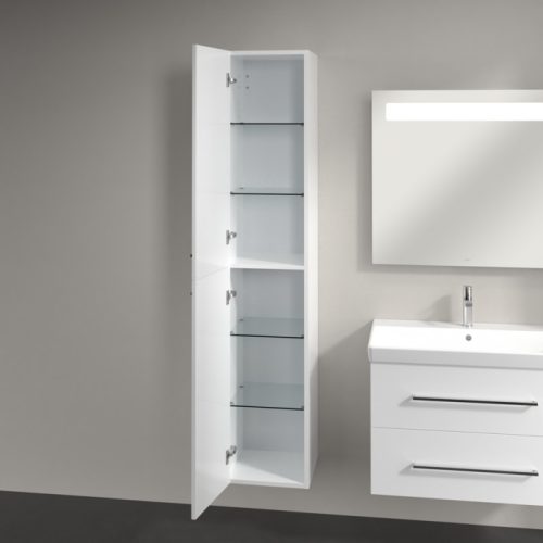 Villeroy & Boch Avento Magasszekrény, zsanér bal oldalon 350 mm Brilliant White