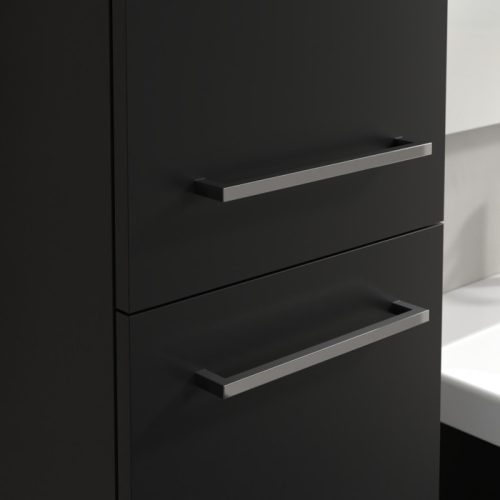 Villeroy & Boch Avento Magasszekrény, zsanér bal oldalon 350 mm Volcano Black