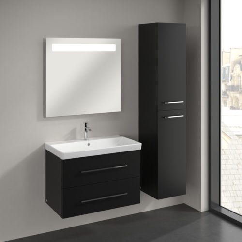 Villeroy & Boch Avento Magasszekrény, zsanér jobb oldalon 350 mm Volcano Black