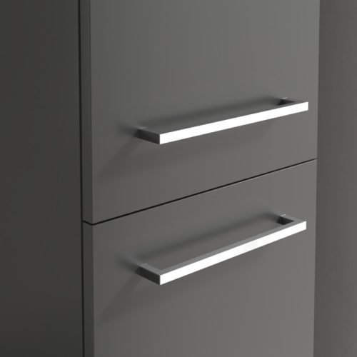 Villeroy & Boch Avento Magasszekrény, zsanér jobb oldalon 350 mm Graphite