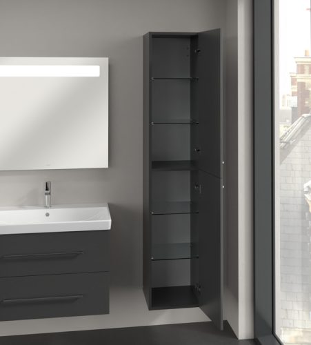 Villeroy & Boch Avento Magasszekrény, zsanér jobb oldalon 350 mm Graphite