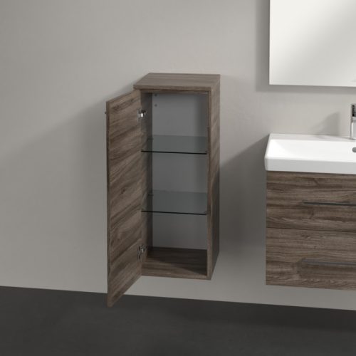 Villeroy & Boch Avento Oldalszekrény, zsanér bal oldalon 347 mm Stone Oak