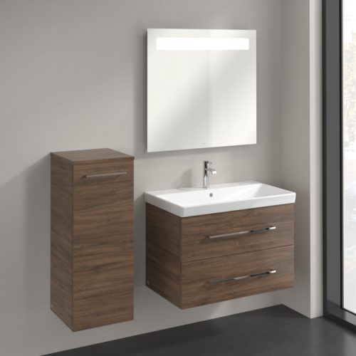 Villeroy & Boch Avento Oldalszekrény, zsanér bal oldalon 347 mm Arizona Oak