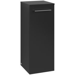   Villeroy & Boch Avento Oldalszekrény, zsanér bal oldalon 347 mm Volcano Black