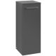 Villeroy & Boch Avento Oldalszekrény, zsanér bal oldalon 347 mm Graphite
