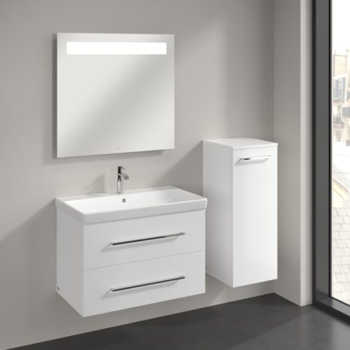 Villeroy & Boch Avento Oldalszekrény, zsanér jobb oldalon 347 mm Brilliant White