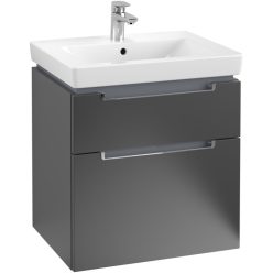   Villeroy & Boch Subway 2.0 fürdőszoba bútor 600 mm Black Matt Lacquer (mosdókagyló nélkül)