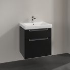 Villeroy & Boch Subway 2.0 fürdőszoba bútor 600 mm Black Matt Lacquer (mosdókagyló nélkül)