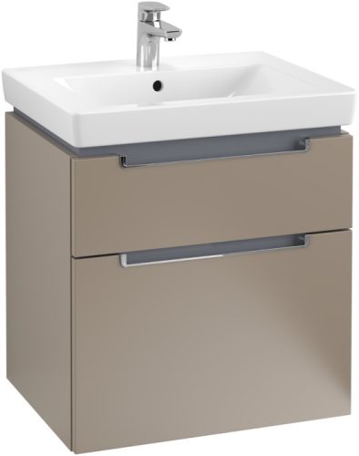 Villeroy & Boch Subway 2.0 fürdőszoba bútor 600 mm Truffle Grey (mosdókagyló nélkül)