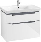 Villeroy & Boch Subway 2.0 fürdőszoba bútor 800 mm Glossy White (mosdókagyló nélkül)