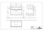 Villeroy & Boch Subway 2.0 fürdőszoba bútor 800 mm Glossy White (mosdókagyló nélkül)