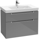 Villeroy & Boch Subway 2.0 fürdőszoba bútor 800 mm Glossy Grey (mosdókagyló nélkül)