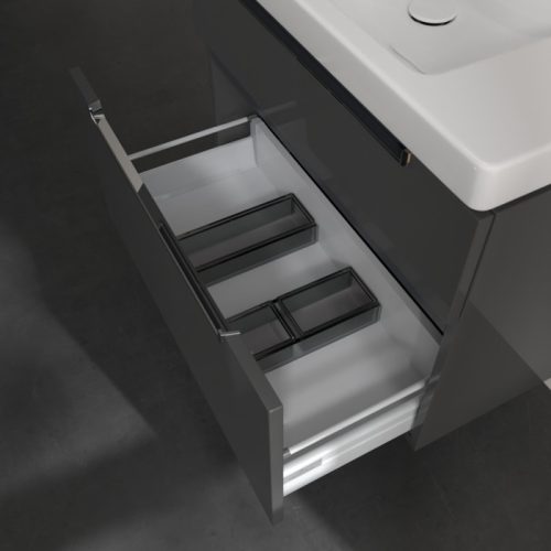 Villeroy & Boch Subway 2.0 fürdőszoba bútor 800 mm Glossy Grey (mosdókagyló nélkül)