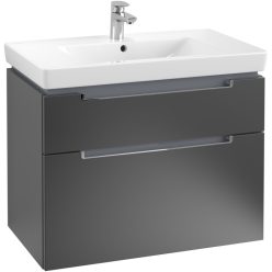   Villeroy & Boch Subway 2.0 fürdőszoba bútor 800 mm Black Matt Lacquer (mosdókagyló nélkül)