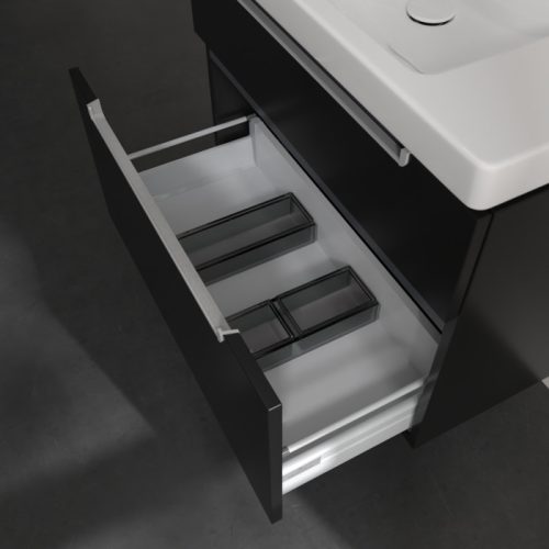 Villeroy & Boch Subway 2.0 fürdőszoba bútor 800 mm Black Matt Lacquer (mosdókagyló nélkül)