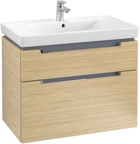 Villeroy & Boch Subway 2.0 fürdőszoba bútor 800 mm Nordic Oak (mosdókagyló nélkül)