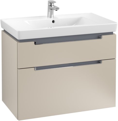 Villeroy & Boch Subway 2.0 fürdőszoba bútor 800 mm Soft Grey (mosdókagyló nélkül)