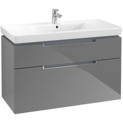   Villeroy & Boch Subway 2.0 fürdőszoba bútor 1000 mm Glossy Grey (mosdókagyló nélkül)