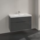 Villeroy & Boch Subway 2.0 fürdőszoba bútor 1000 mm Glossy Grey (mosdókagyló nélkül)