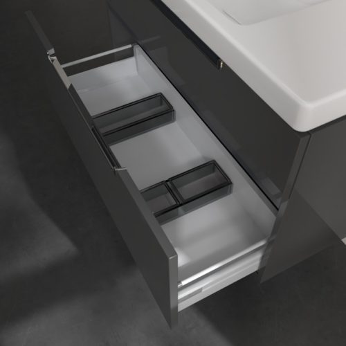 Villeroy & Boch Subway 2.0 fürdőszoba bútor 1000 mm Glossy Grey (mosdókagyló nélkül)