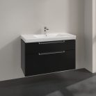 Villeroy & Boch Subway 2.0 fürdőszoba bútor 1000 mm Black Matt Lacquer (mosdókagyló nélkül)