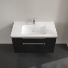 Villeroy & Boch Subway 2.0 fürdőszoba bútor 1000 mm Black Matt Lacquer (mosdókagyló nélkül)