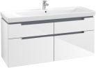 Villeroy & Boch Subway 2.0 Fürdőszoba bútor 1300 mm Glossy White (mosdókagyló nélkül)