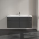 Villeroy & Boch Subway 2.0 Fürdőszoba bútor 1300 mm Glossy Grey (mosdókagyló nélkül)