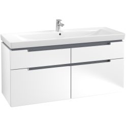   Villeroy & Boch Subway 2.0 Fürdőszoba bútor 1300 mm White Matt (mosdókagyló nélkül)