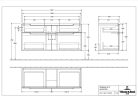 Villeroy & Boch Subway 2.0 Fürdőszoba bútor 1300 mm White Matt (mosdókagyló nélkül)