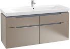 Villeroy & Boch Subway 2.0 Fürdőszoba bútor 1300 mm Truffle Grey (mosdókagyló nélkül)