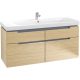 Villeroy & Boch Subway 2.0 Fürdőszoba bútor 1300 mm Nordic Oak (mosdókagyló nélkül)