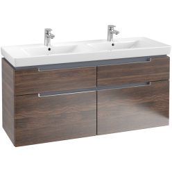   Villeroy & Boch Subway 2.0 Fürdőszoba bútor kétmedencés mosdókagylóhoz 1300 mm Arizona Oak (mosdókagyló nélkül)