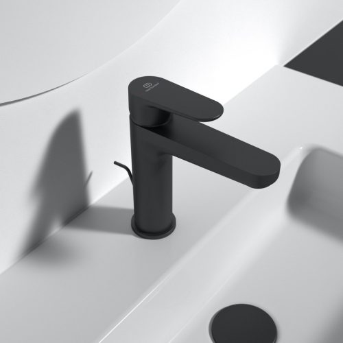 Ideal Standard Cerafine O Mosdócsaptelep leeresztővel H120 Silk Black