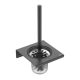 Ideal Standard ALU+ Fali wc kefe tartó szett Silk Black
