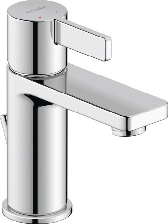 Duravit D-Neo egykaros mosdócsaptelep automata leeresztővel "S" chrome