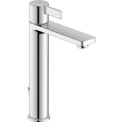   Duravit D-Neo egykaros mosdócsaptelep automata leeresztővel "L" chrome