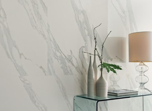 Mirage Jewels Calacatta Reale Luc Fényes márvány hatású padlólap JW02 30x60