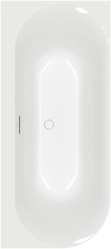 Villeroy & Boch Loop & Friends Oval Akril Fürdőkád  fal mellett álló, Sarok változat, jobb 1800 x 800 mm