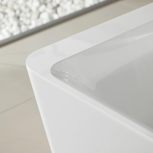 Villeroy & Boch Squaro Edge 12 Szabadonálló Fürdőkád Quaryl panellel 1800 x 800 mm