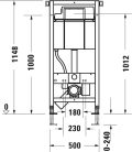 Duravit DuraSystem ® wc tartály Standard