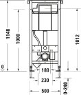 Duravit DuraSystem wc tartály Premium